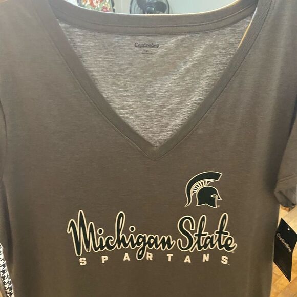 NWT Michigan State V-Neck T Shirts szs S-3XL - Picture 8 of 9